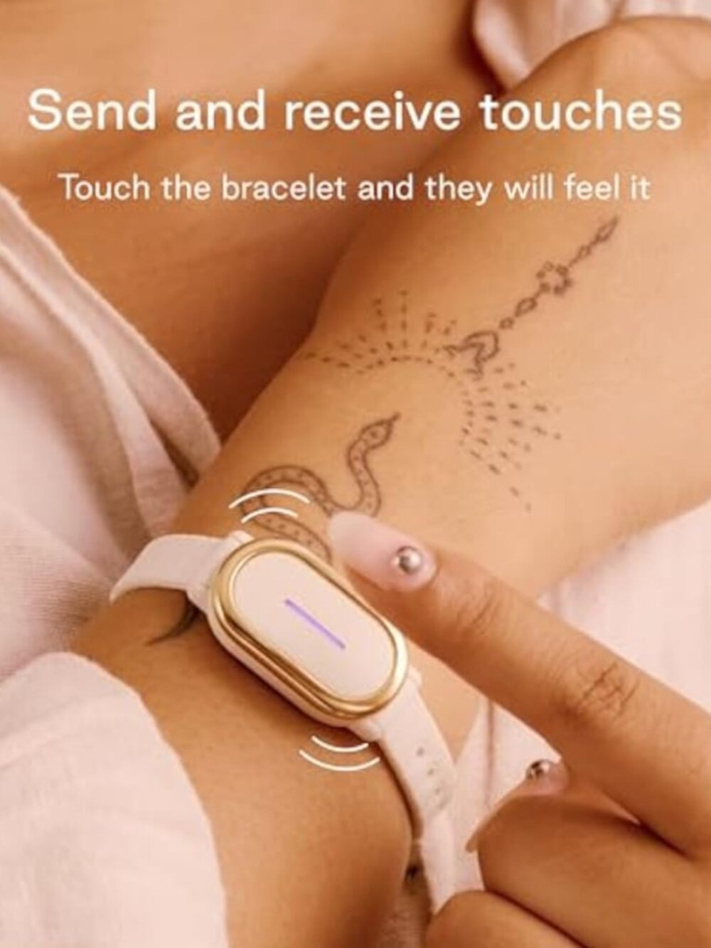 BOND TOUCH 4 Long-Distance Relationship Touch Bracelet For Couples & Friends